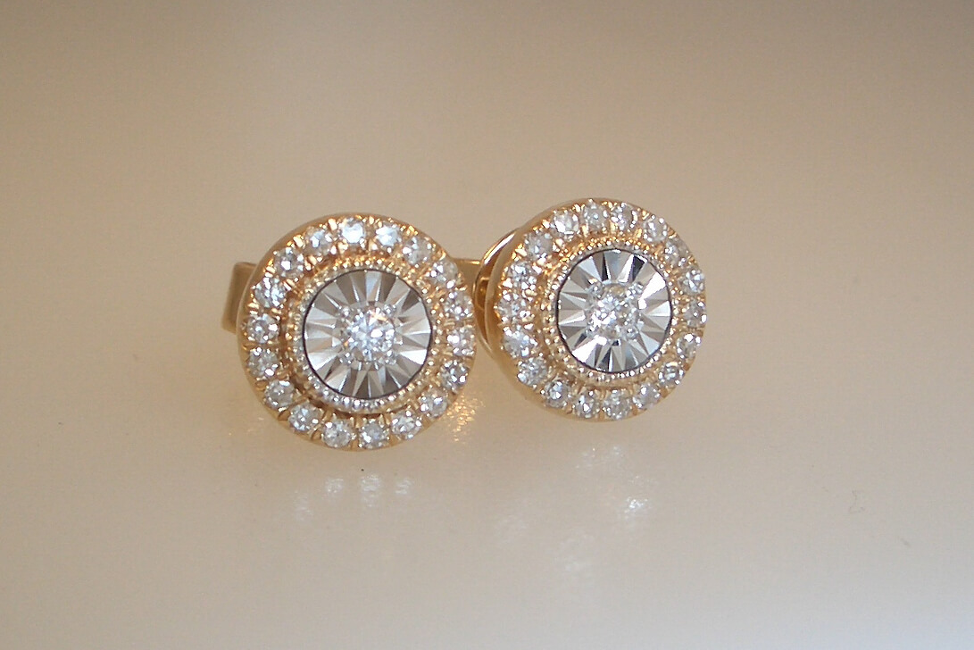 Kaleidoscope Diamond Studs - Danenberg Jewelers